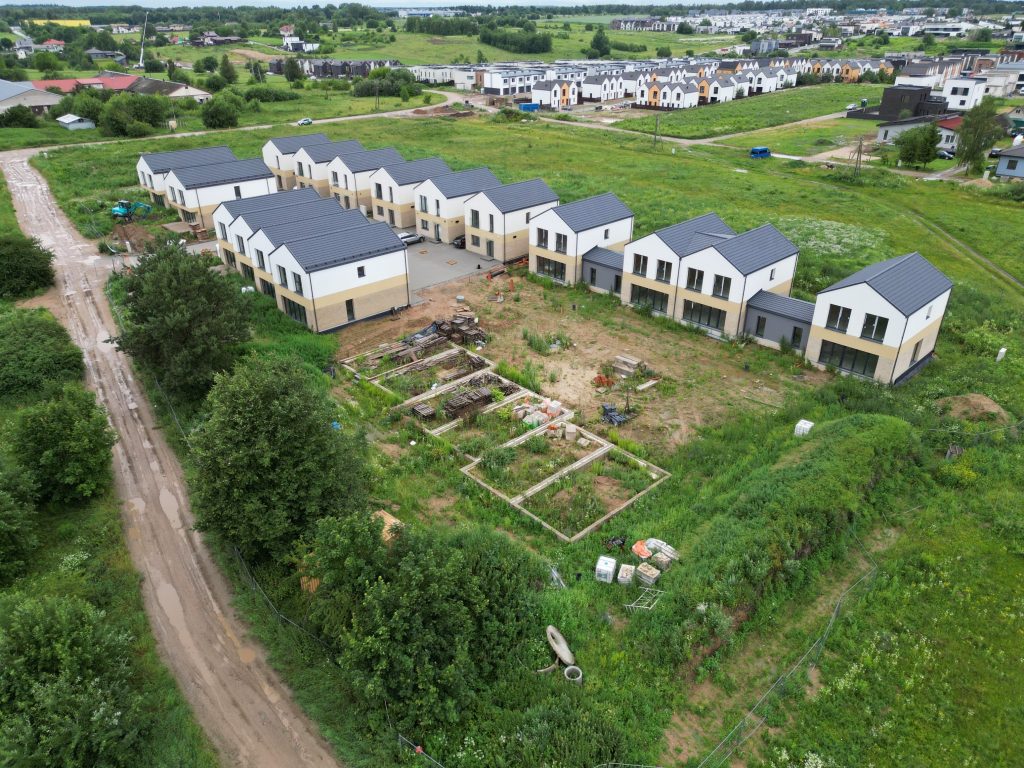 Kalnėnų namai (Keltų g. 10, 12, 18) - Row housing - construction photos