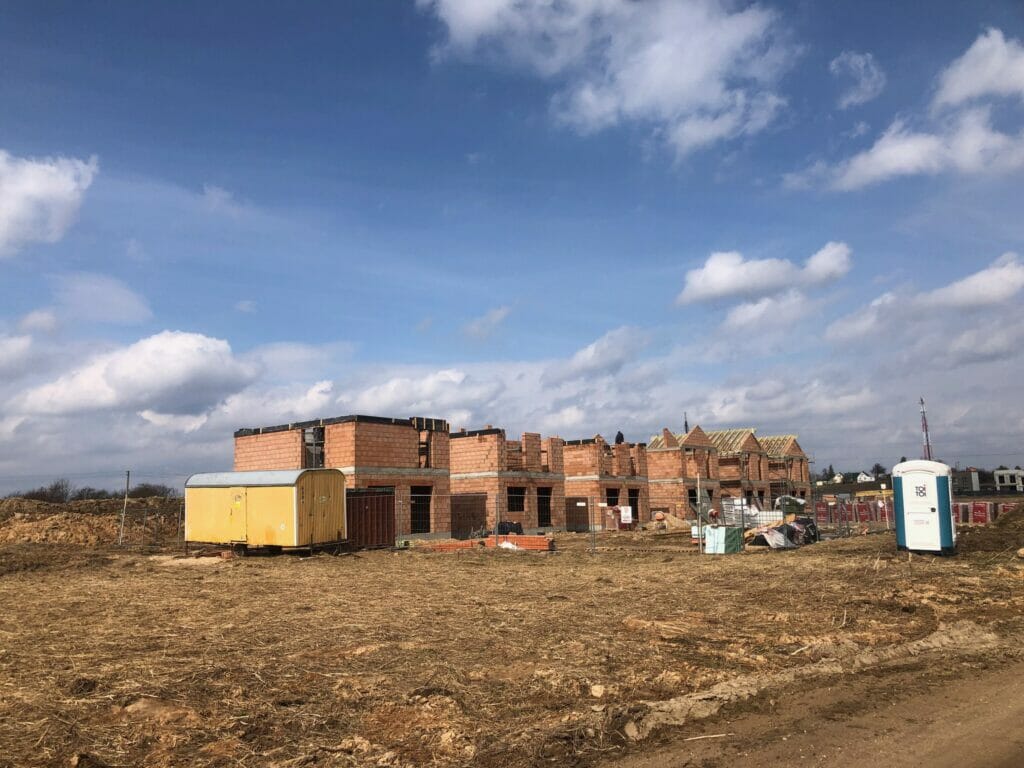 Kalnėnų namai (Keltų g. 10, 12, 18) - Row housing - construction photos