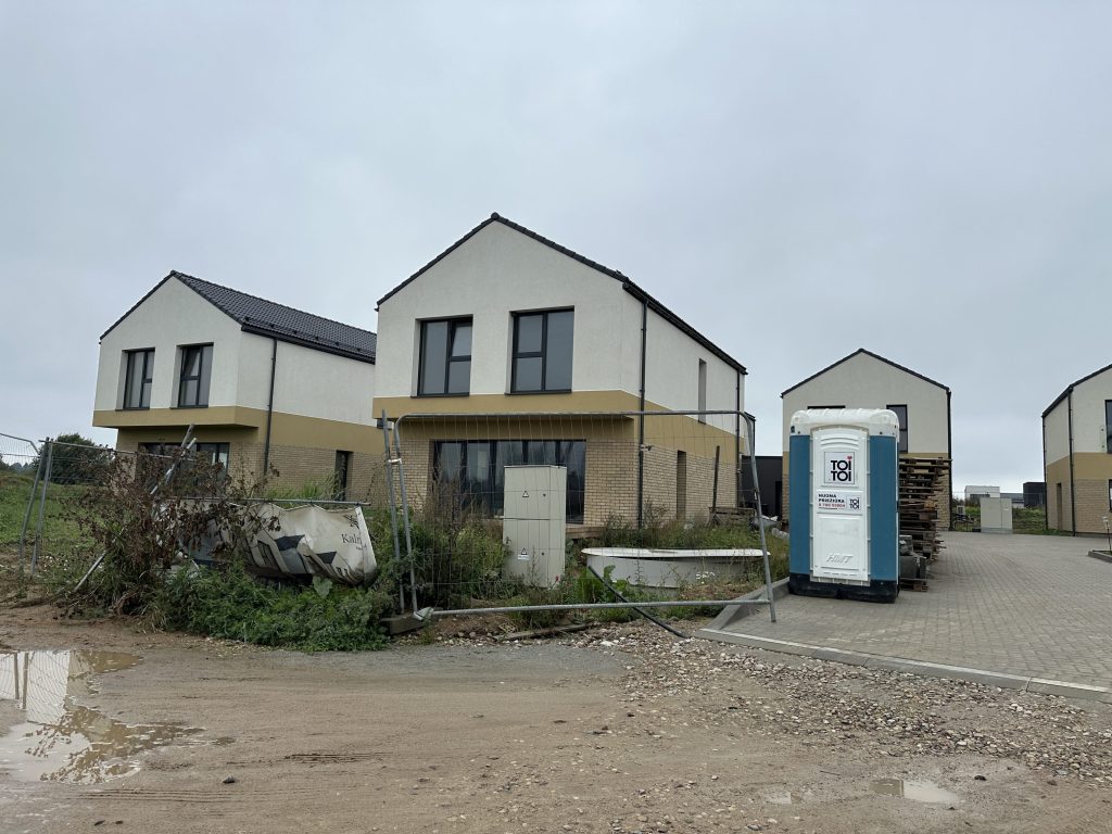 Kalnėnų namai (Keltų g. 10, 12, 18) - Row housing - construction photos