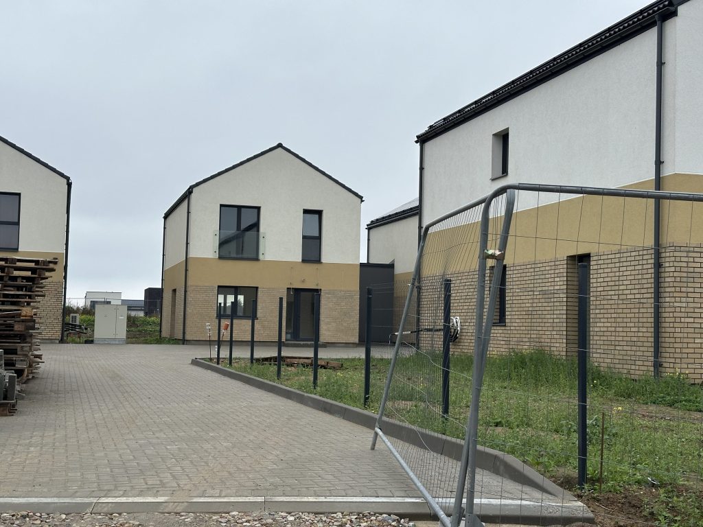 Kalnėnų namai (Keltų g. 10, 12, 18) - Row housing - construction photos