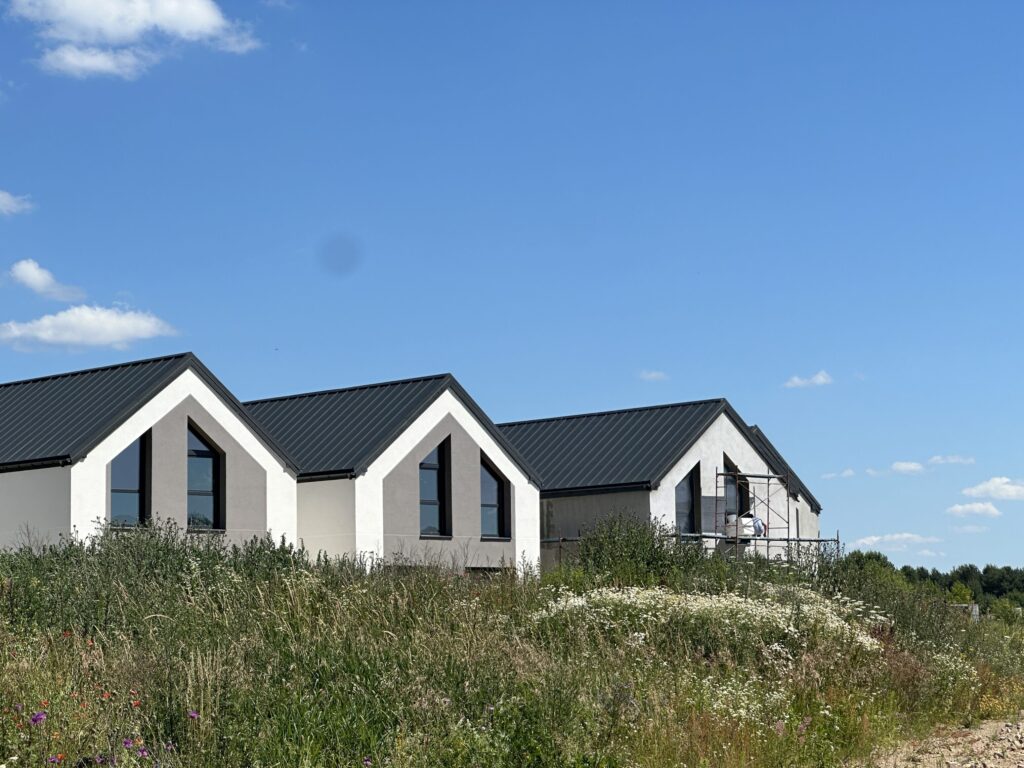 Marianos Veriovkinos g. namai (Marianos Veriovkinos g. 2, 4, 6, 8, 10, 12, 14, 16) - Row housing - construction photos