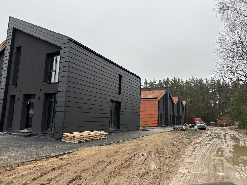 For-rest (Meiriškių g. 25) - Sublokuoti namai - statybų nuotraukos