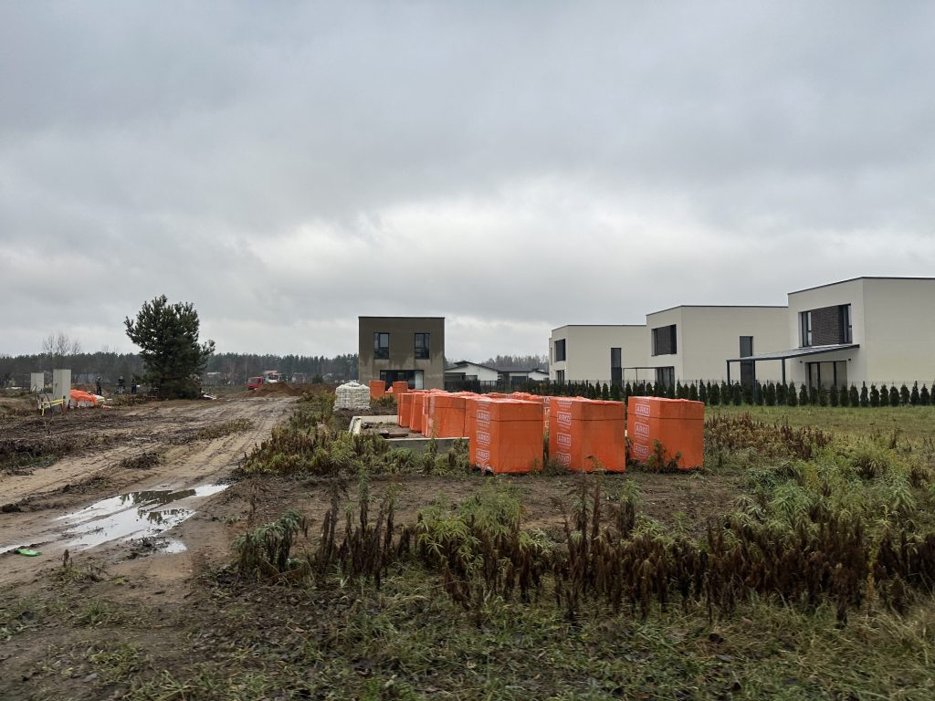 Pagubės g. namai (Pagubės g. 7, 9, 11, 13, 15, 17, 19, 19A, 21) - Private house community - construction photos