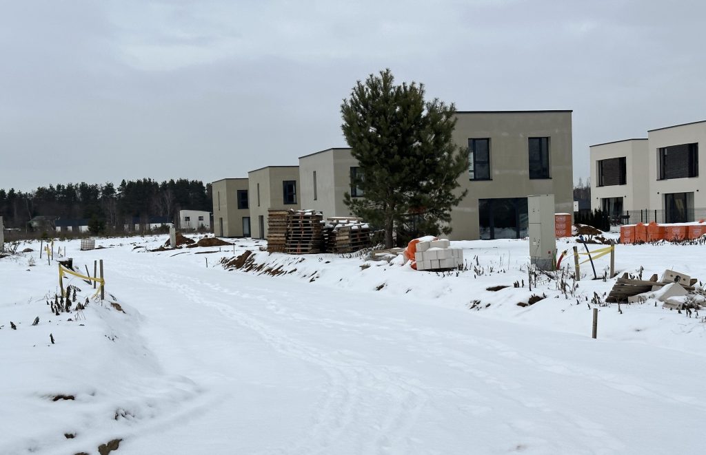 Pagubės g. namai (Pagubės g. 7, 9, 11, 13, 15, 17, 19, 19A, 21) - Private house community - construction photos