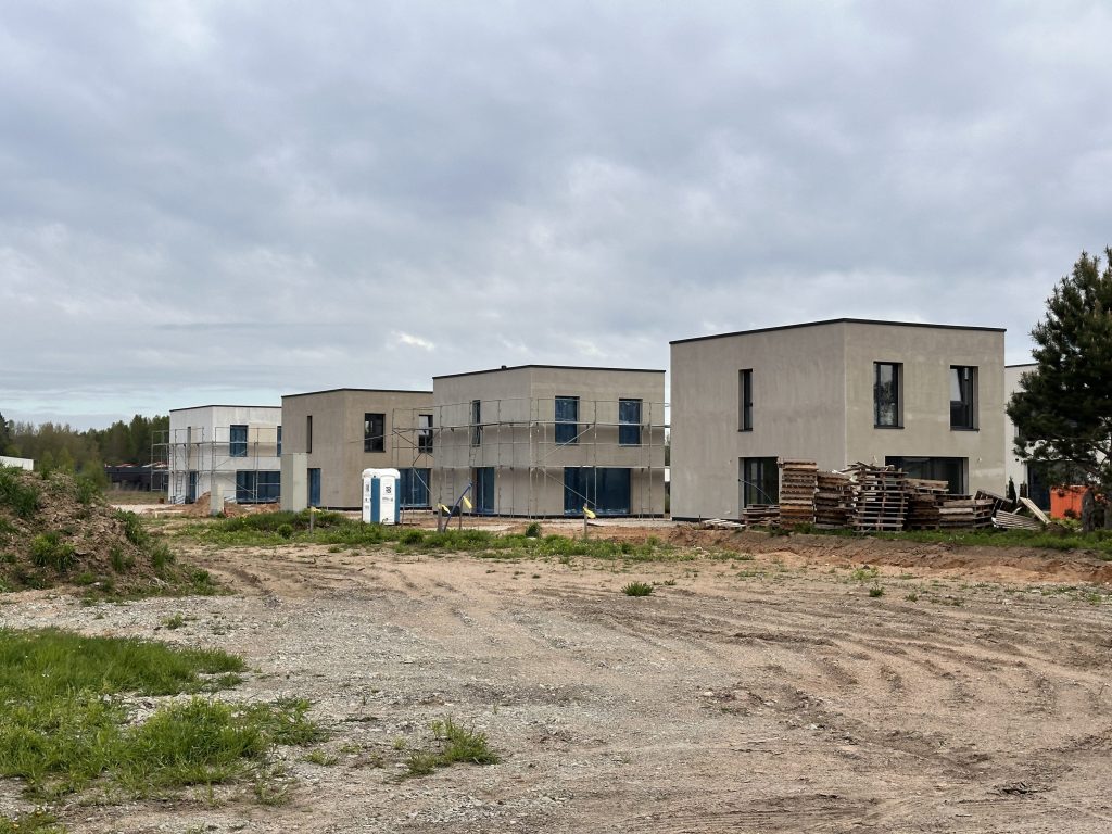 Pagubės g. namai (Pagubės g. 7, 9, 11, 13, 15, 17, 19, 19A, 21) - Private house community - construction photos