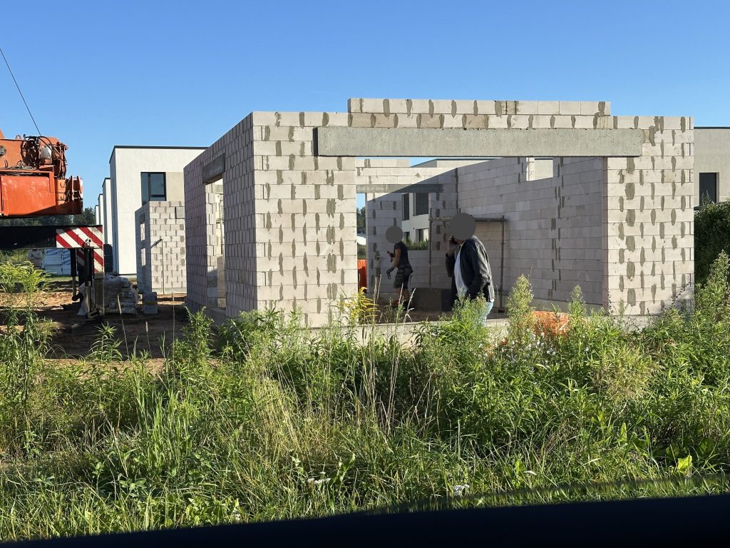 Pagubės g. namai (Pagubės g. 7, 9, 11, 13, 15, 17, 19, 19A, 21) - Private house community - construction photos