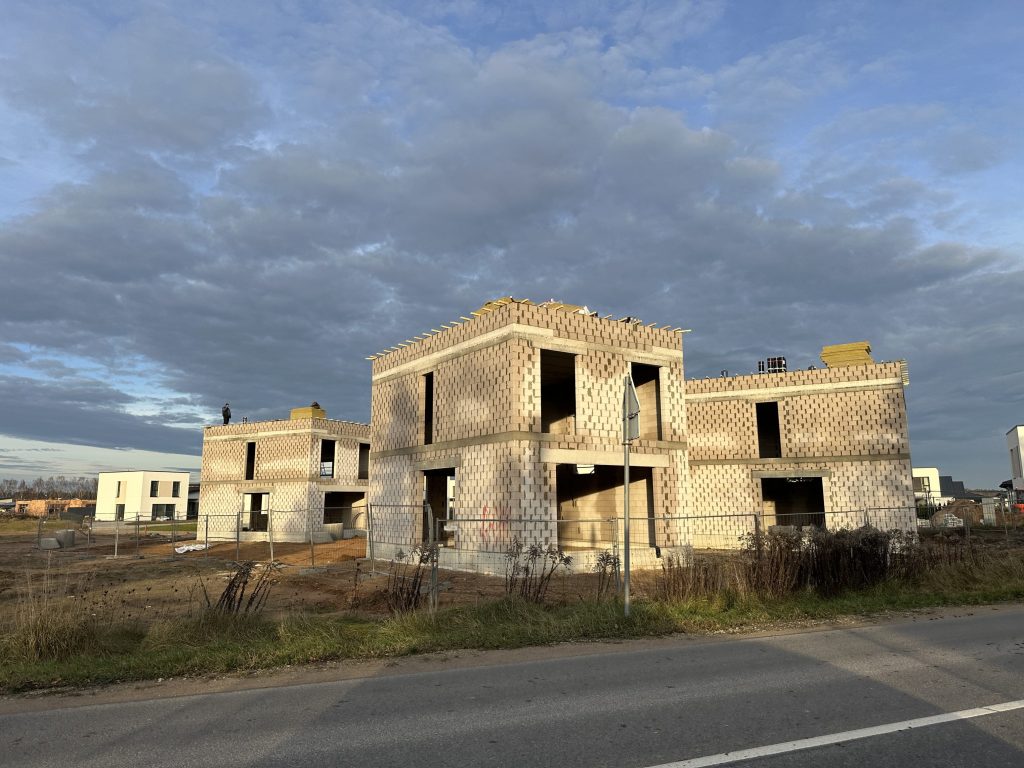 Pagubės g. namai (Pagubės g. 7, 9, 11, 13, 15, 17, 19, 19A, 21) - Private house community - construction photos
