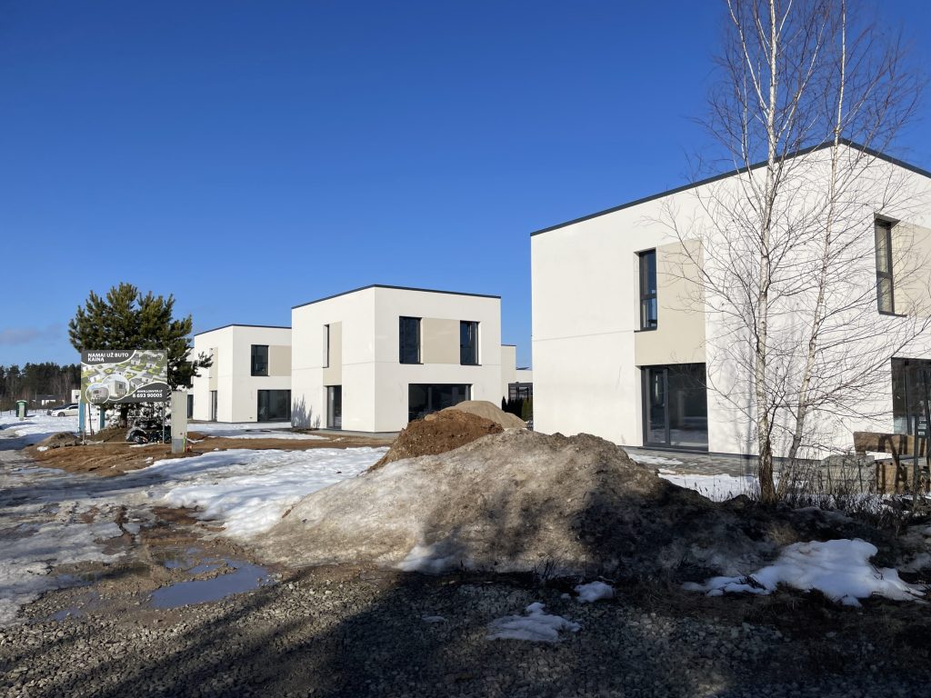 Pagubės g. namai (Pagubės g. 7, 9, 11, 13, 15, 17, 19, 19A, 21) - Private house community - construction photos