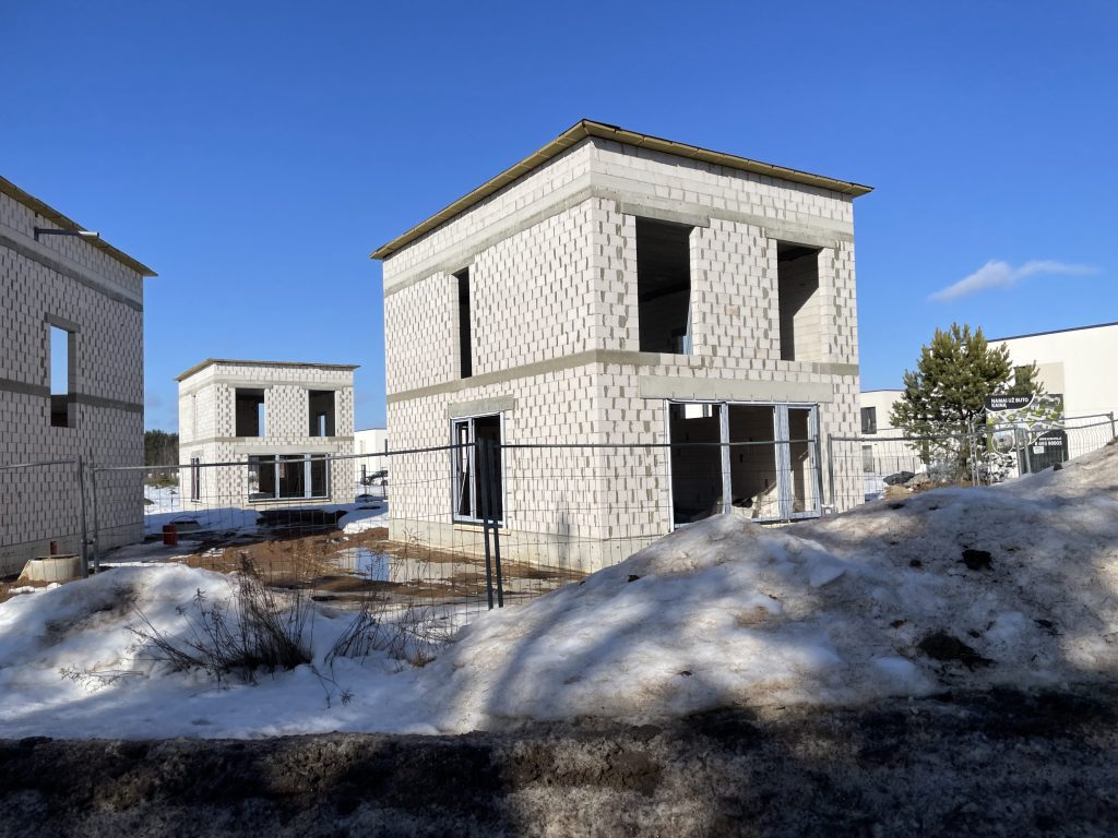 Pagubės g. namai (Pagubės g. 7, 9, 11, 13, 15, 17, 19, 19A, 21) - Private house community - construction photos