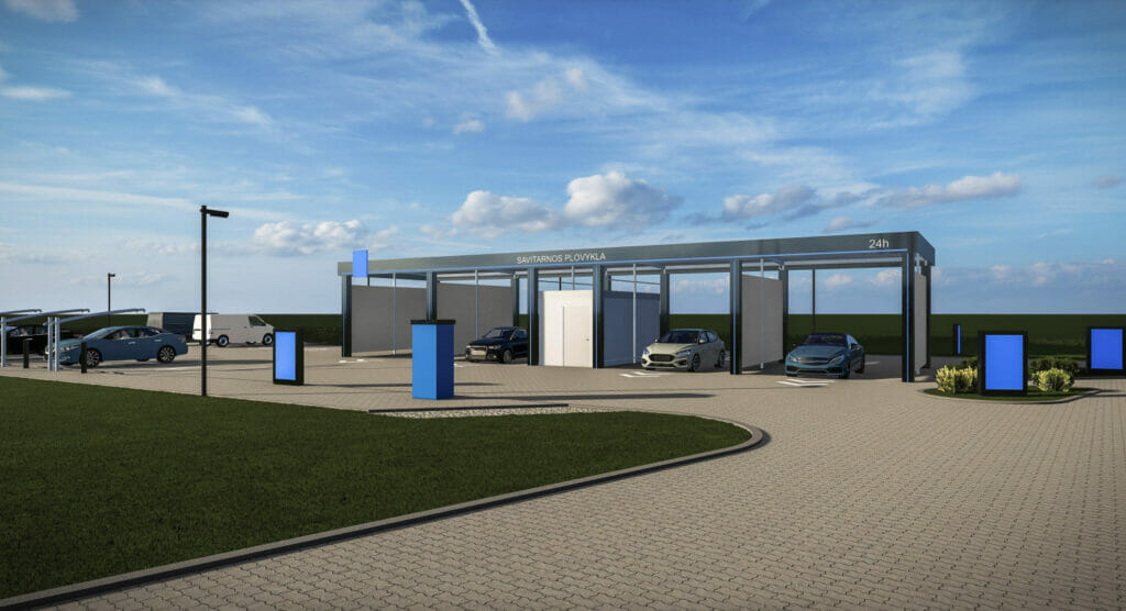 Ateities pl. 31G (Ateities pl. 31G) - Car wash - visualization
