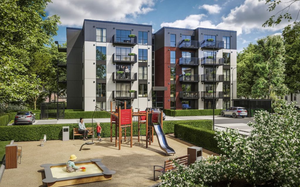 Bordo Rezidences - A korpuss (Biešu iela 9) - Multi apartment - visualization