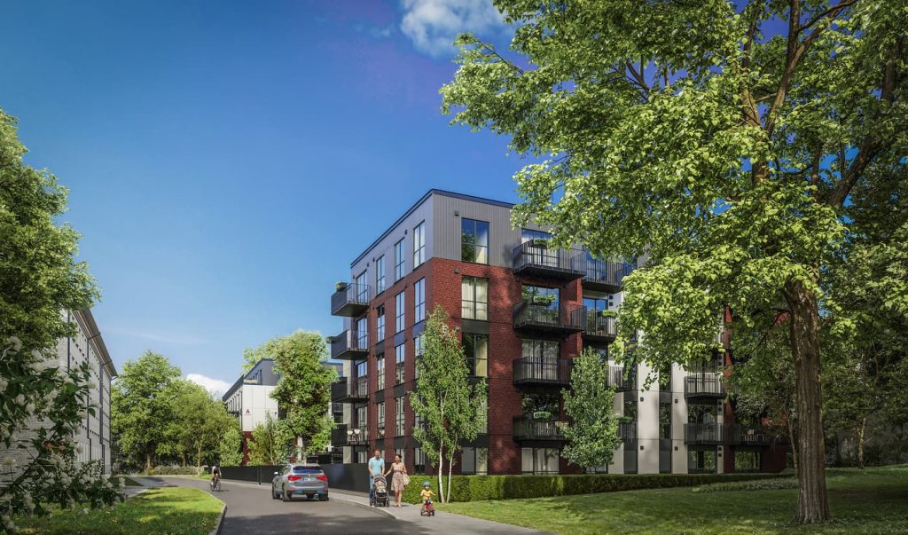 Bordo Rezidences - A korpuss (Biešu iela 9) - Multi apartment - visualization