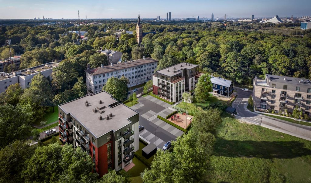 Bordo Rezidences - A korpuss (Biešu iela 9) - Multi apartment - visualization