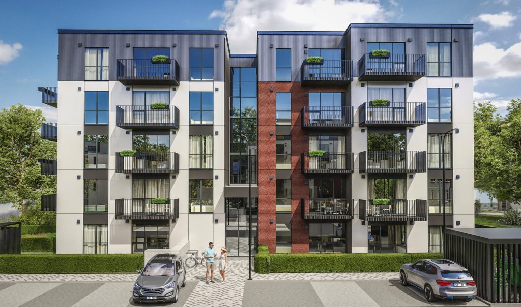 Bordo Rezidences - A korpuss (Biešu iela 9) - Multi apartment - visualization