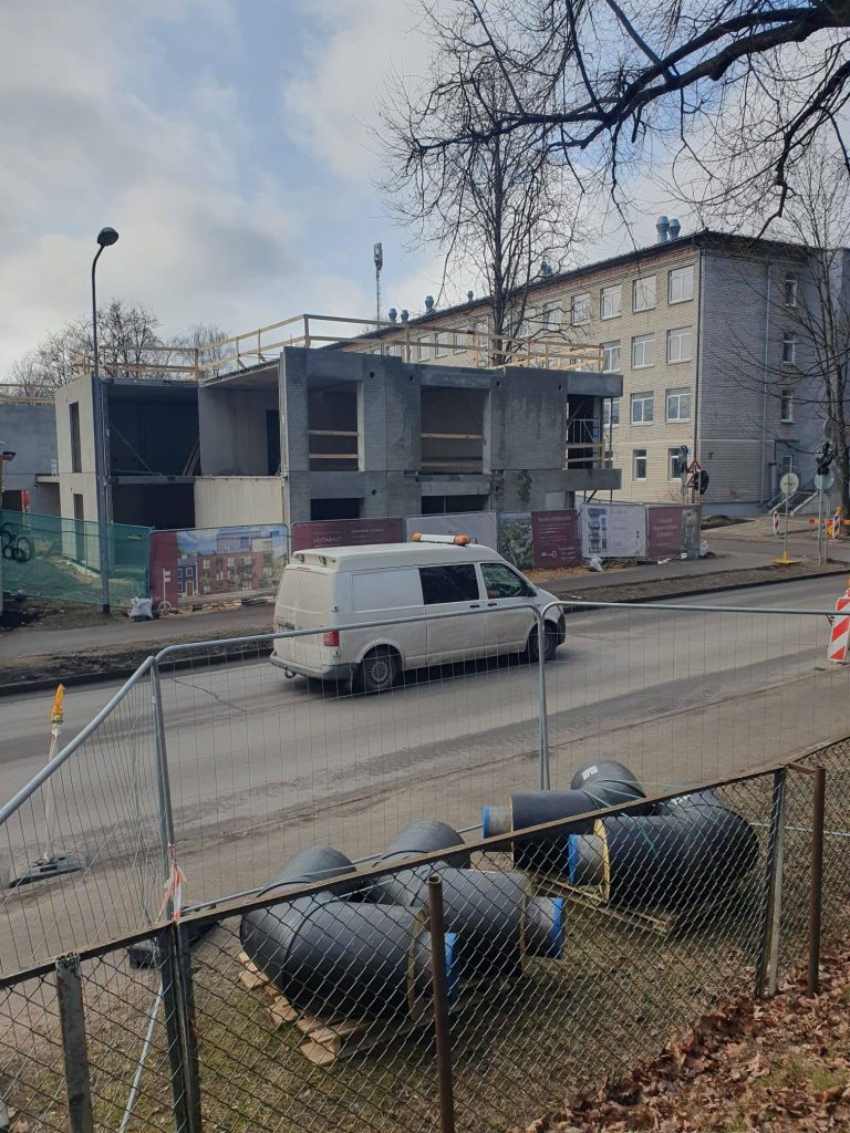 Bordo Rezidences - A korpuss (Biešu iela 9) - Daudzdzīvokļu nams - būvdarbu attēli