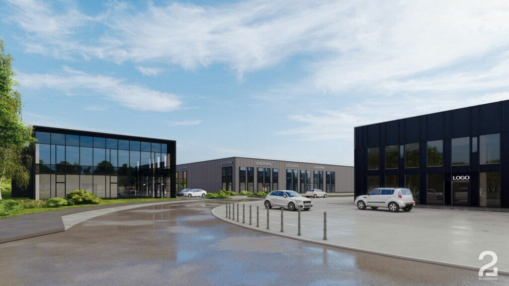 eMarket City 2 etapas (Eišiškių pl. 36) - Kaubanduskeskus, Laohoone - visuaalne