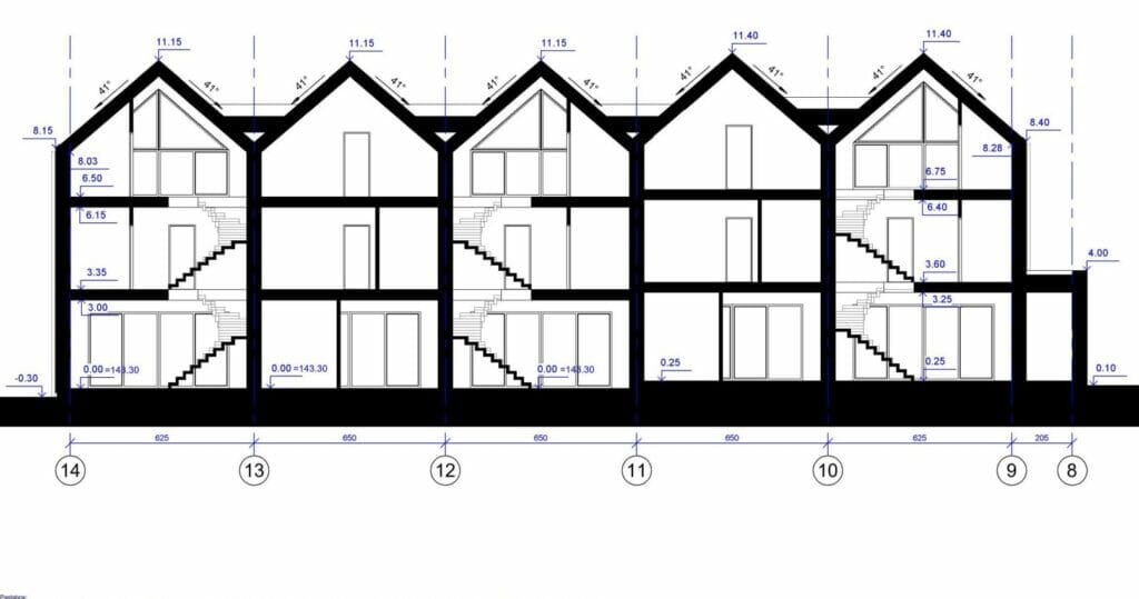 Jaunučio g. 8 (Jaunučio g. 8) - Row housing - visualization