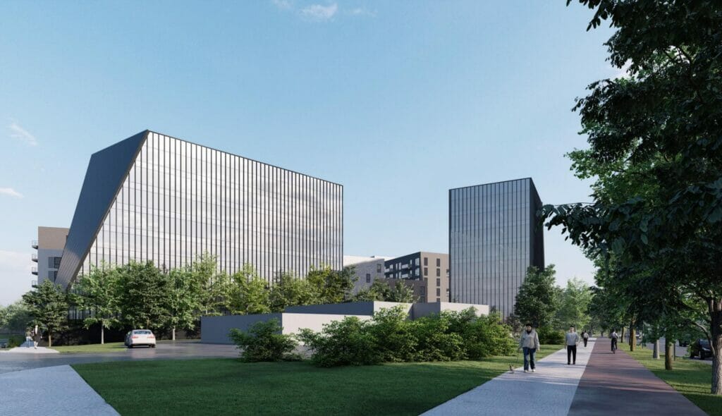 Mūnai 1 etapas (verslo centras) (Kareivių g. 5) - Office center - visualization