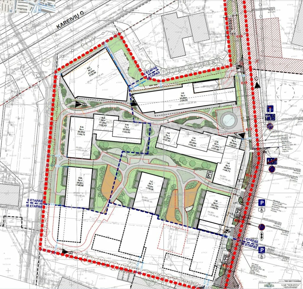 CITUS Mūnai 1 etapas (Kareivių g. 5) - Multi apartment - visualization