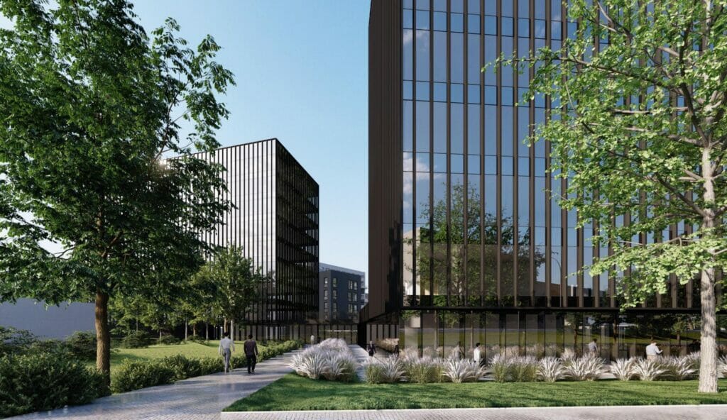 Mūnai 1 etapas (verslo centras) (Kareivių g. 5) - Office center - visualization