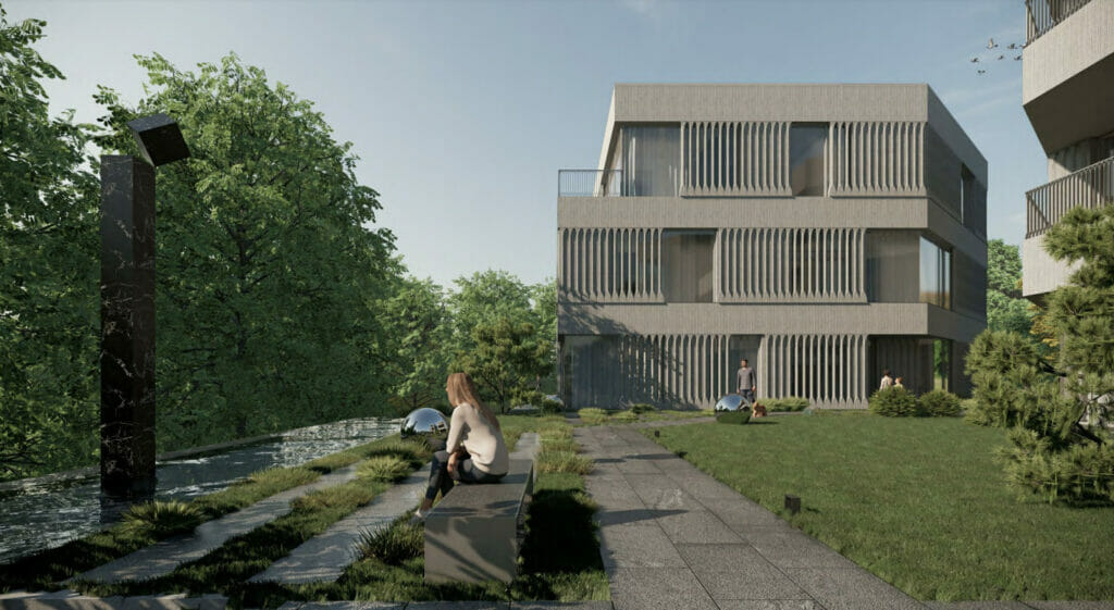 Kauko vilos (Kauko al. 2) - Multi apartment - visualization