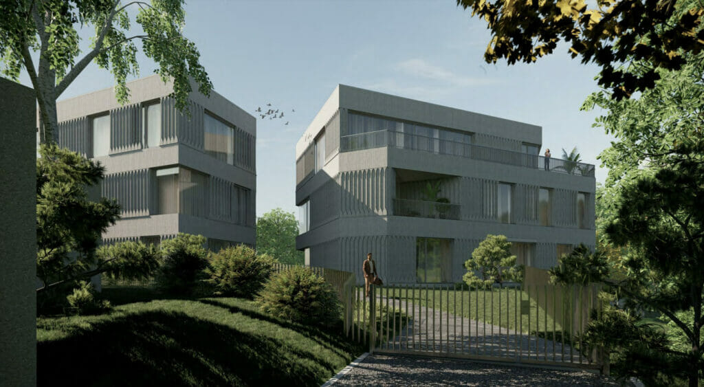 Kauko vilos (Kauko al. 2) - Multi apartment - visualization