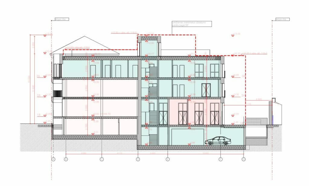 Kęstučio salos (Kęstučio g. 41A, D. Poškos g. 19A) - Daudzdzīvokļu nams - vizualizācija