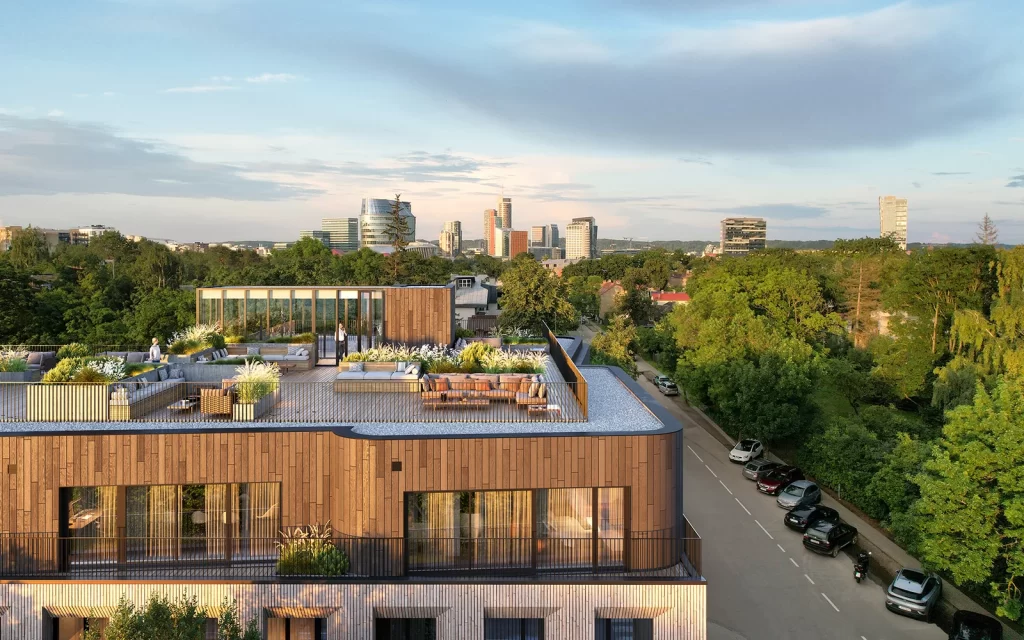 Kęstučio salos (Kęstučio g. 41A, D. Poškos g. 19A) - Daudzdzīvokļu nams - vizualizācija