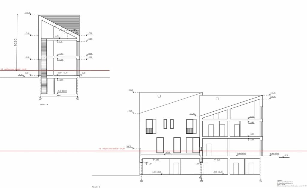 Lentupio g. 21 (Lentupio g. 21) - Row housing - visualization