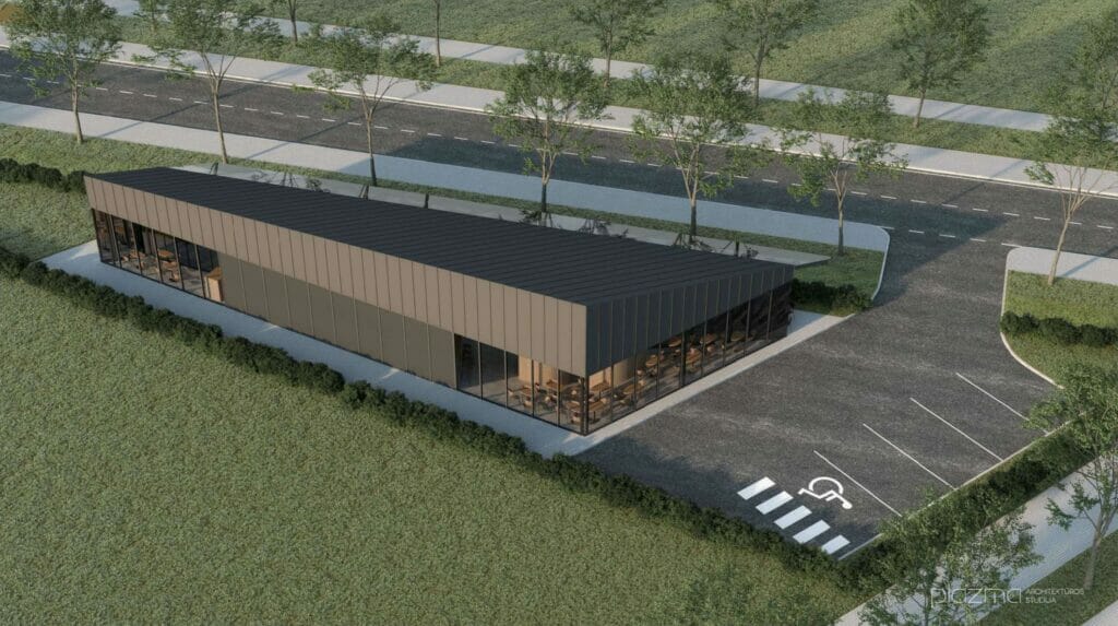 Lentvario g. 61B (Lentvario g. 61B) - Food services - visualization