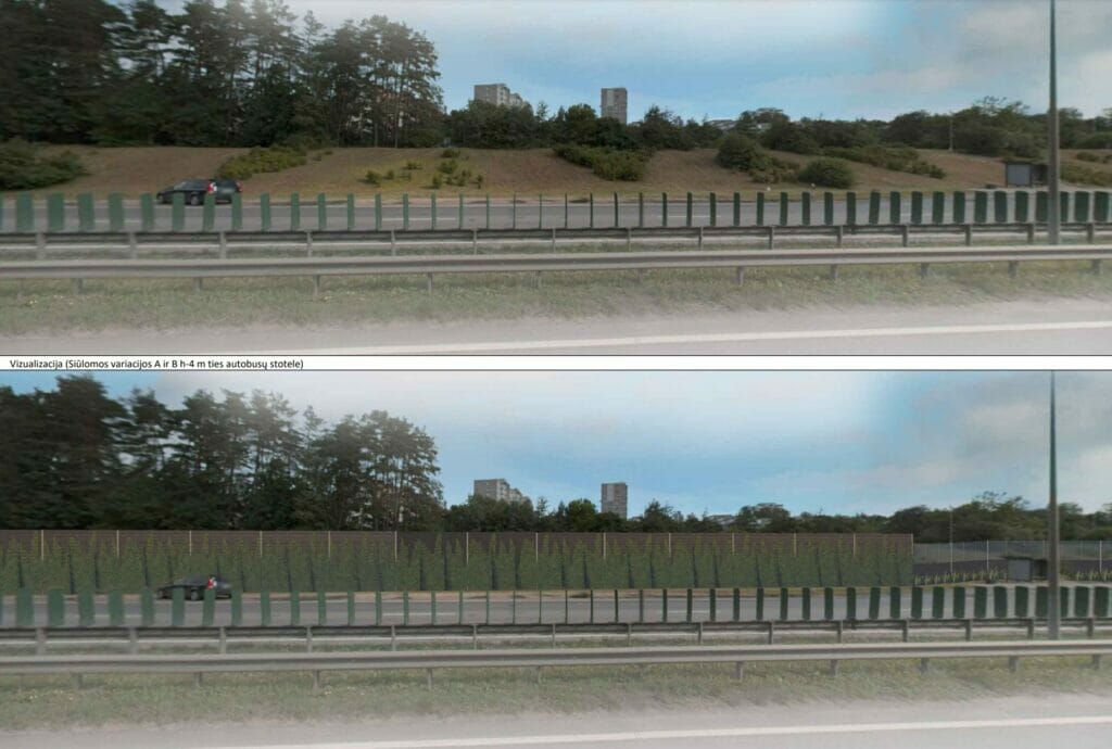 Oslo g. triukšmo slopinimo sienutės (Oslo g.) - Kitas susisiekimo objektas - vizualizacija
