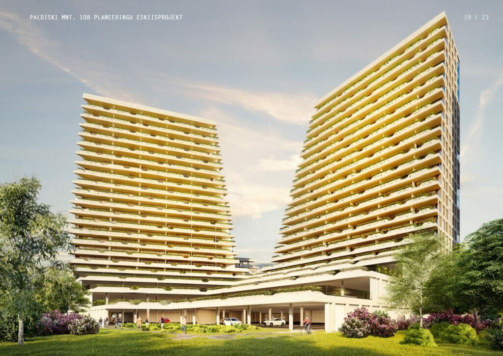 Paldiski mnt 108 (Paldiski mnt 108   ) - Multi apartment, Office center, Other commercial, Parking facility - visualization