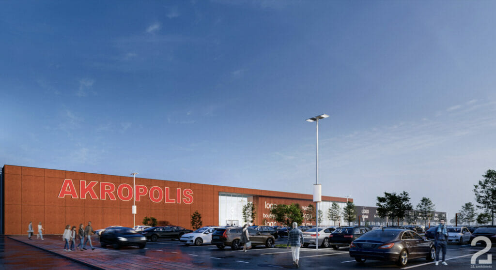 PC Akropolis priestatas (Taikos pr. 61) - Shopping center - visualization