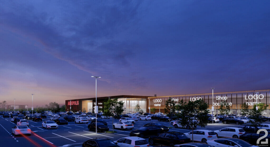 PC Akropolis priestatas (Taikos pr. 61) - Shopping center - visualization