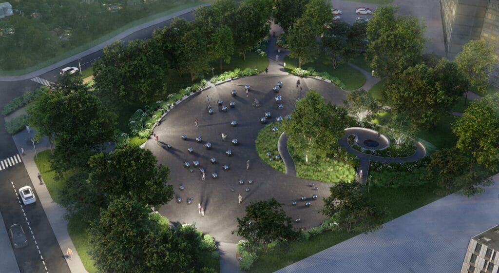 Zolitūdes Atceres dārzs (Priedaines iela 20) - Square - visualization