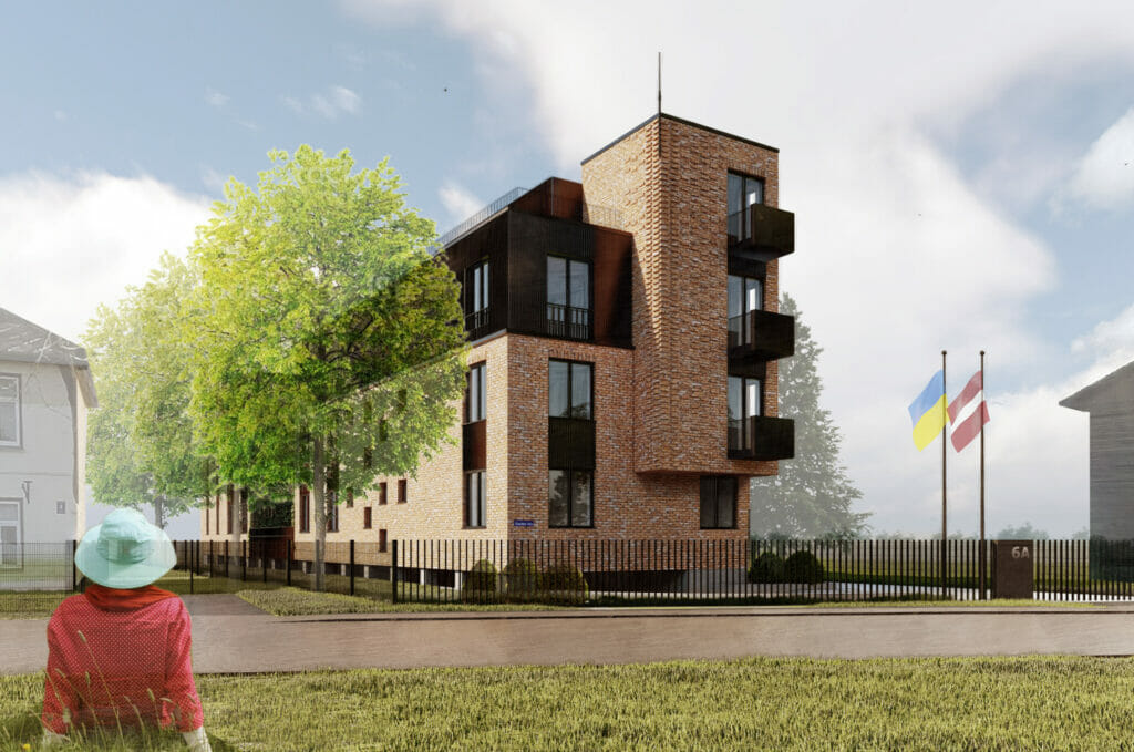 Raudas iela 6A (Raudas iela 6A) - Daugiabutis - vizualizacija