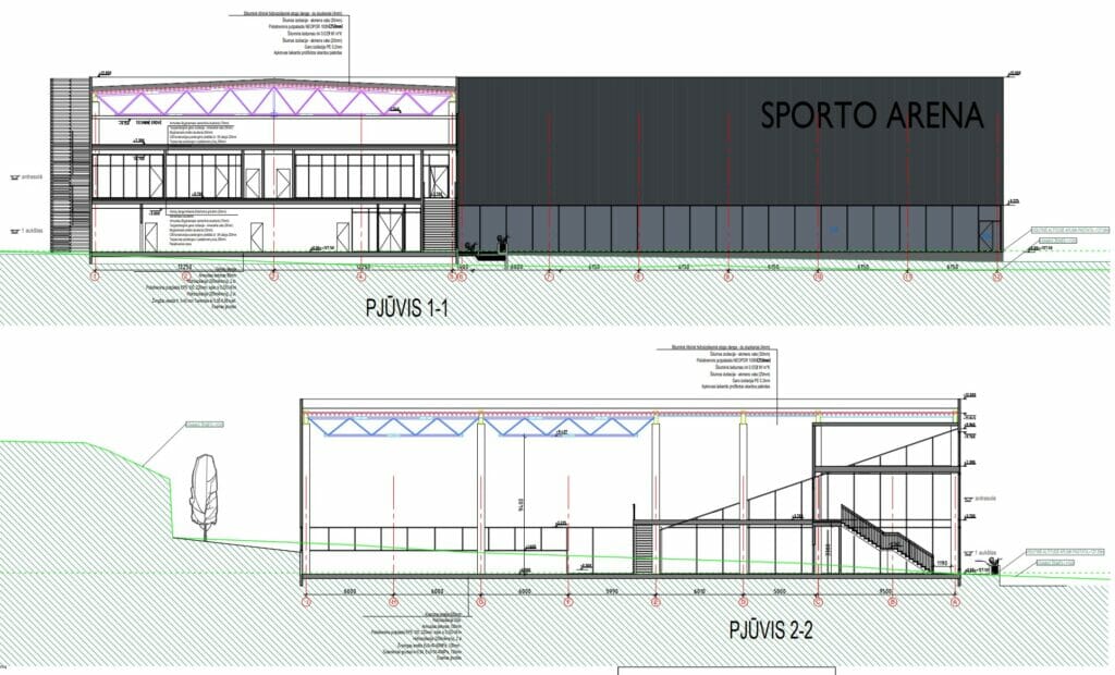 Riovonių g. 2H (Riovonių g. 2H) - Sports arena - visualization