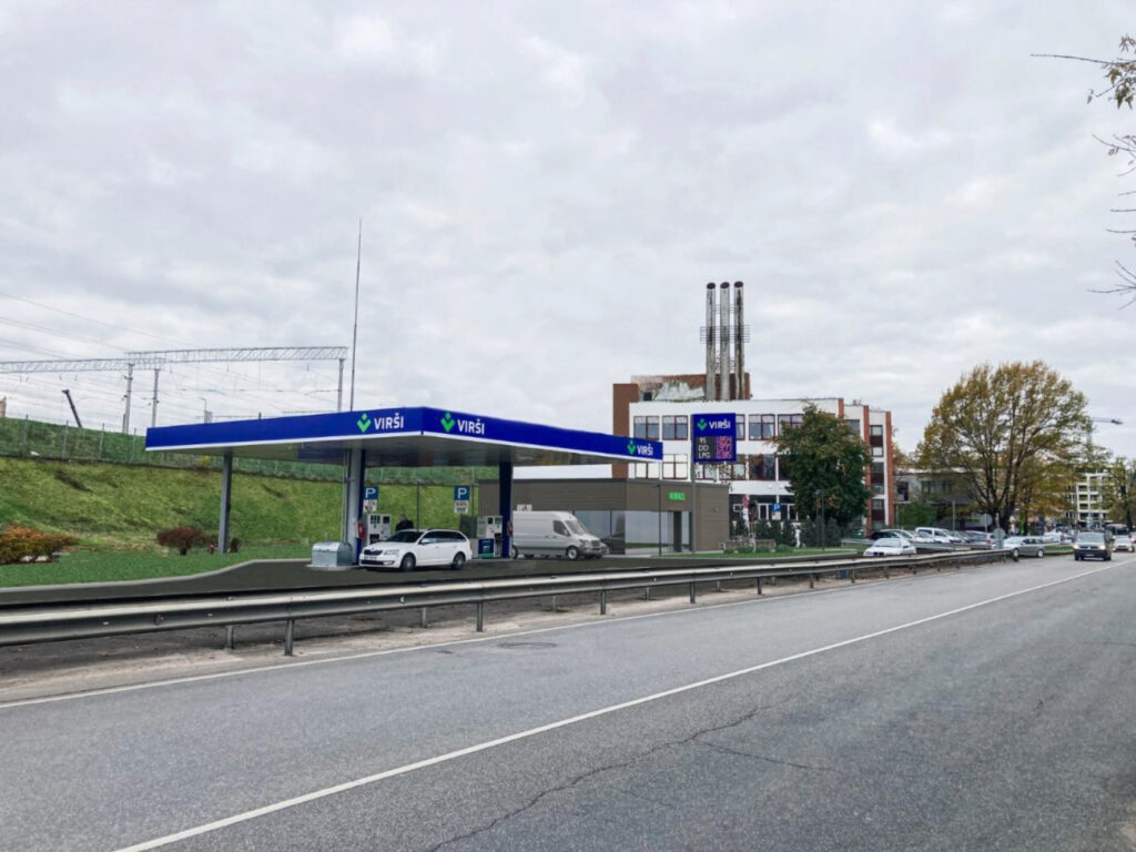 Virši Satekles iela 2D (Satekles iela 2D) - Degalinė - vizualizacija