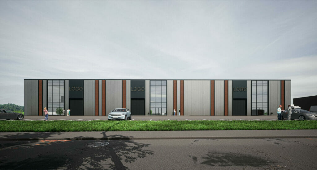 Sendvario g. 12 (Sendvario g. 12, Sudmantų k.) - Shopping center - visualization