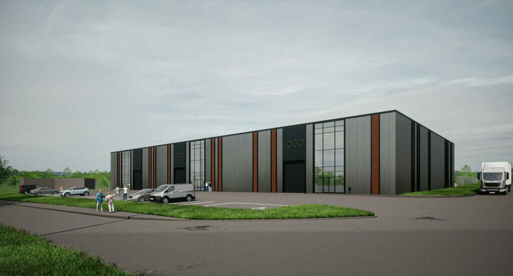 Sendvario g. 12 (Sendvario g. 12, Sudmantų k.) - Shopping center - visualization