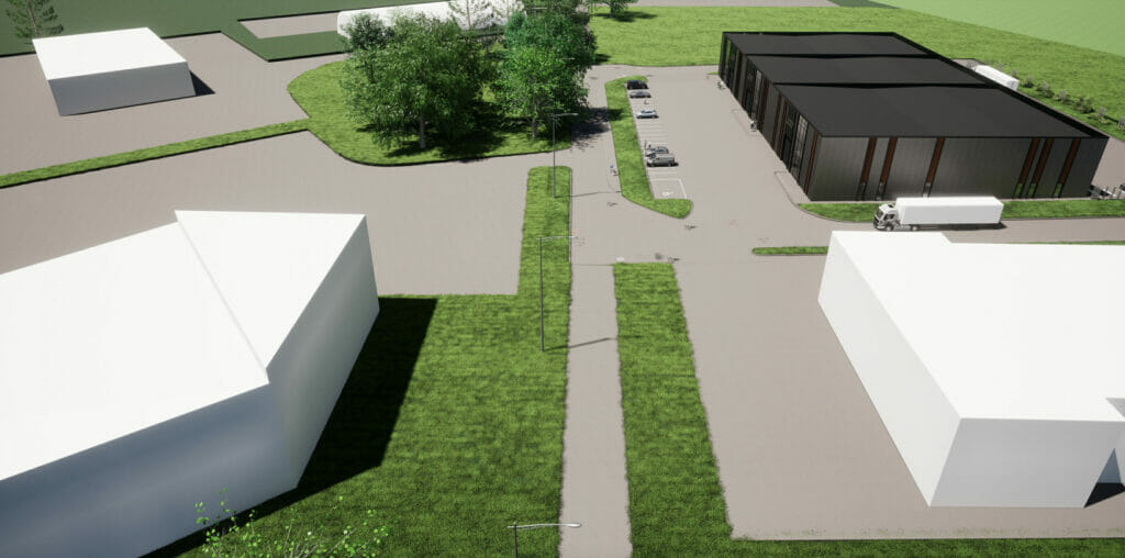 Sendvario g. 12 (Sendvario g. 12, Sudmantų k.) - Shopping center - visualization