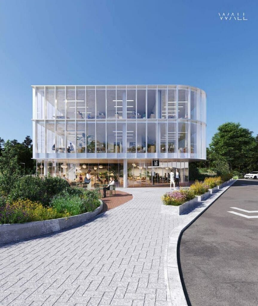 PB office (Senosios Pilaitės kel. 1) - Office center, Other commercial - visualization