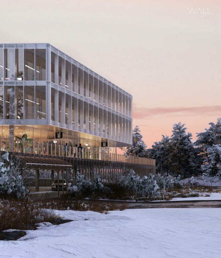 PB office (Senosios Pilaitės kel. 1) - Office center, Other commercial - visualization