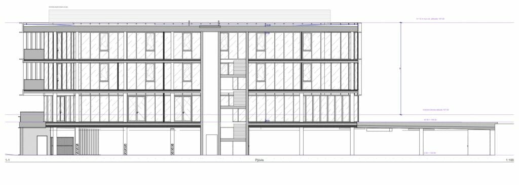 PB office (Senosios Pilaitės kel. 1) - Office center, Other commercial - visualization