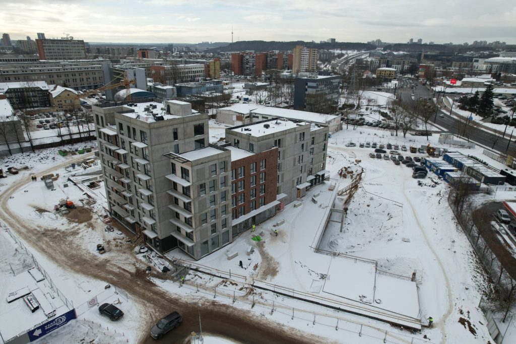 CITUS Mūnai 1 etapas (Kareivių g. 5) - Multi apartment - construction photos