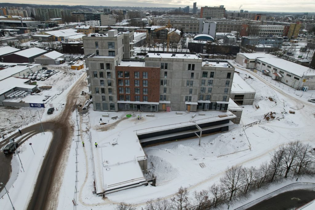 CITUS Mūnai 1 etapas (Kareivių g. 5) - Multi apartment - construction photos