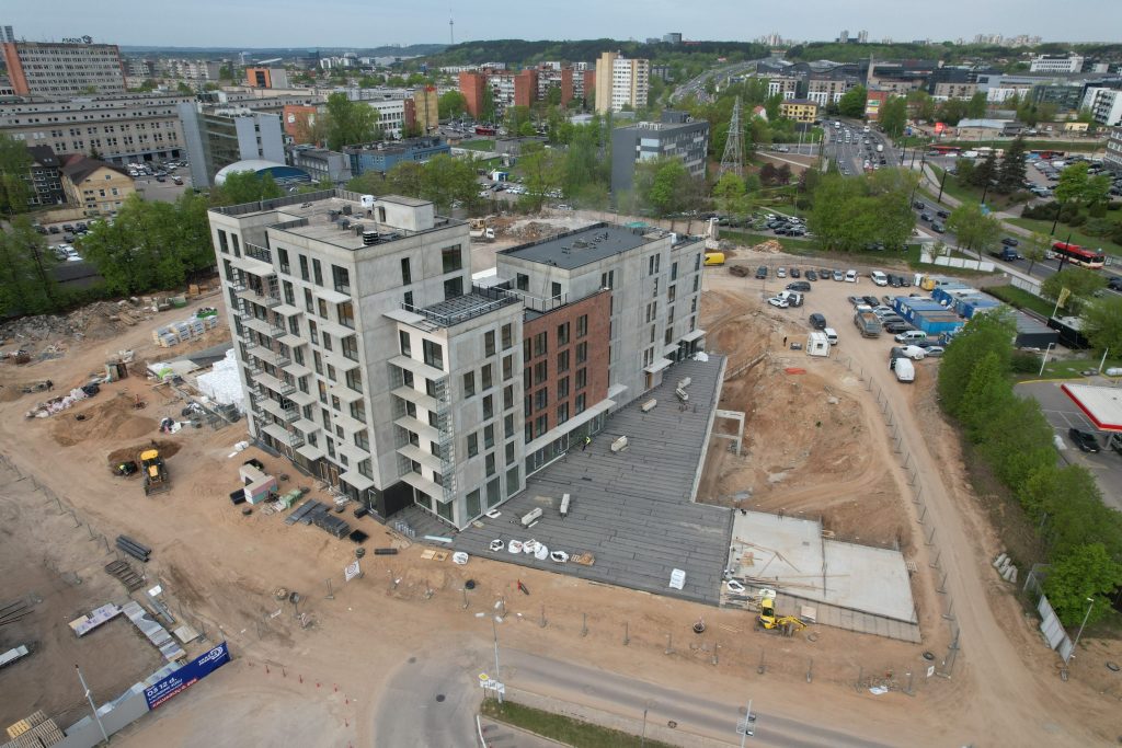 CITUS Mūnai 1 etapas (Kareivių g. 5) - Multi apartment - construction photos