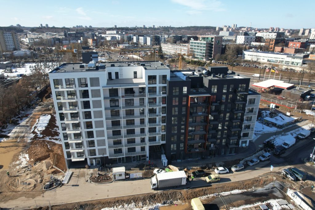 CITUS Mūnai 1 etapas (Kareivių g. 5) - Daugiabutis - statybų nuotraukos