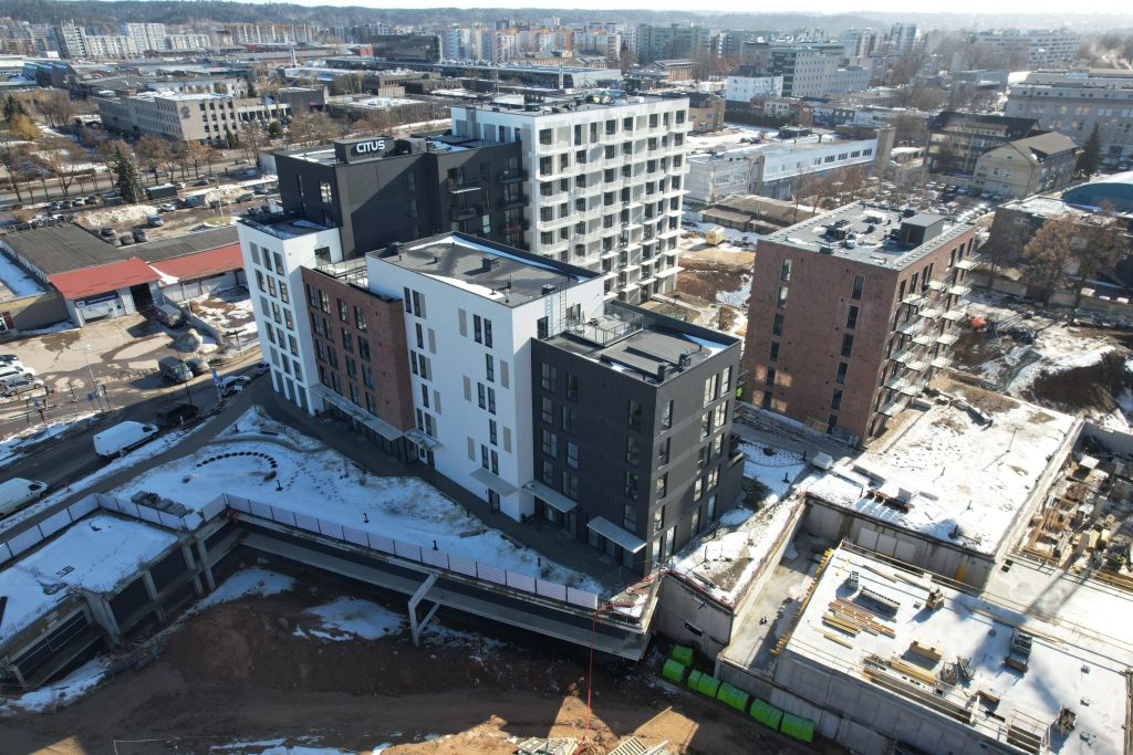 CITUS Mūnai 1 etapas (Kareivių g. 5) - Daugiabutis - statybų nuotraukos