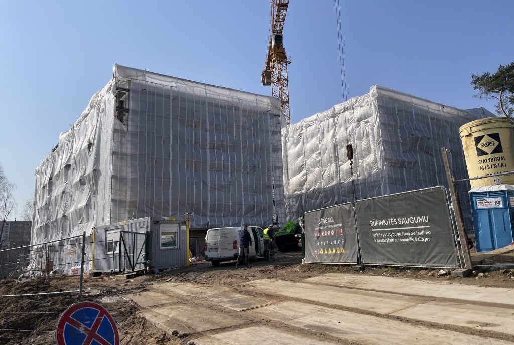 Medeinos namai 1 etapas (D) (Medeinos g. 30) - Daugiabutis - statybų nuotraukos